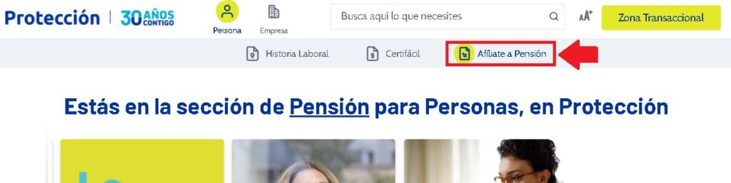 protección